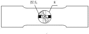 Measuring device and measuring method for alternating stress of ferromagnetic component