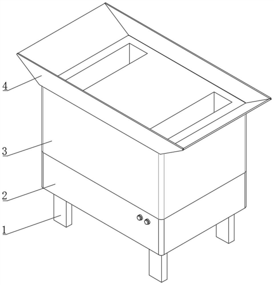 Production device for preparing environment-friendly water permeable bricks by utilizing industrial smelting waste residues