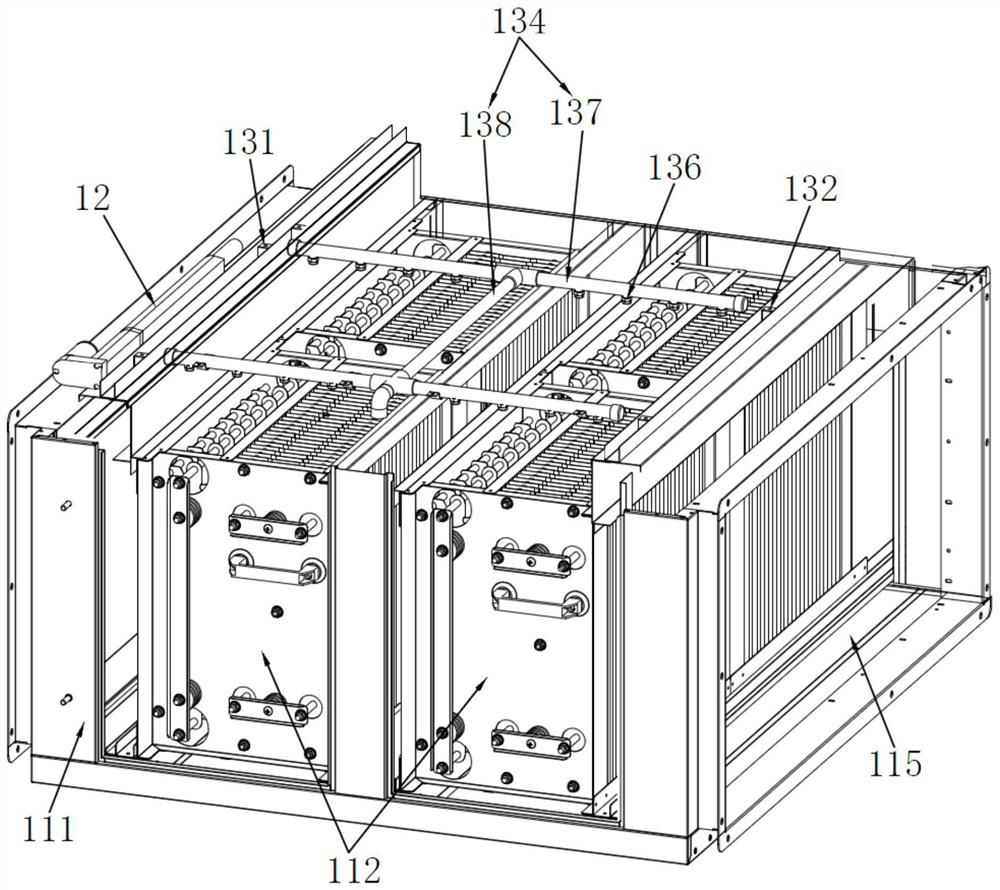 Flue gas purifier with automatic cleaning device and method for automatically cleaning flue gas