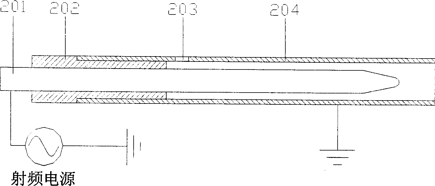 Atmospheric radio-frequency discharging high-speed cold plasma array generator