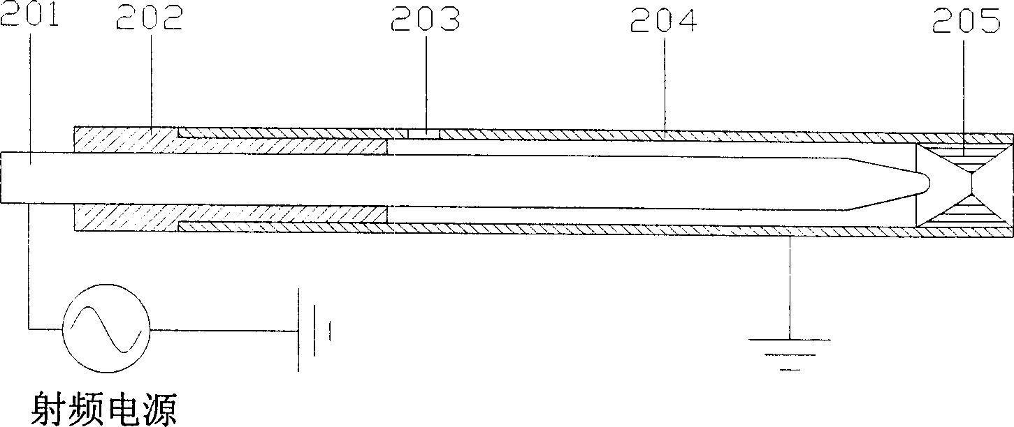 Atmospheric radio-frequency discharging high-speed cold plasma array generator