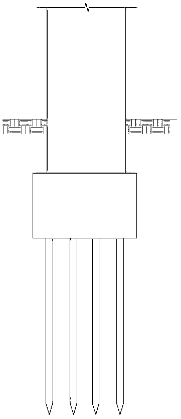 Inclination rectification reinforcing method for disaster damage diseased deep pile foundation building