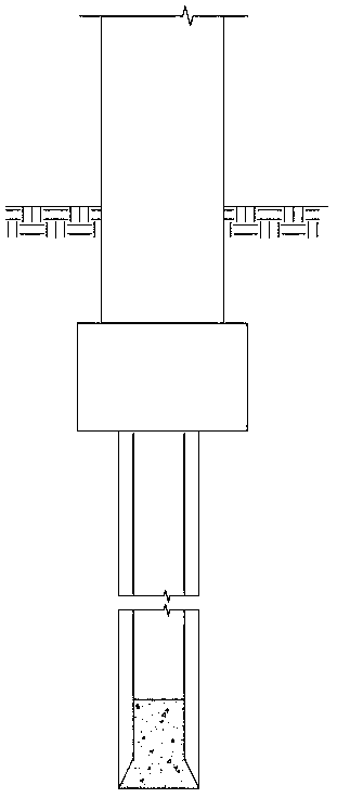 Inclination rectification reinforcing method for disaster damage diseased deep pile foundation building