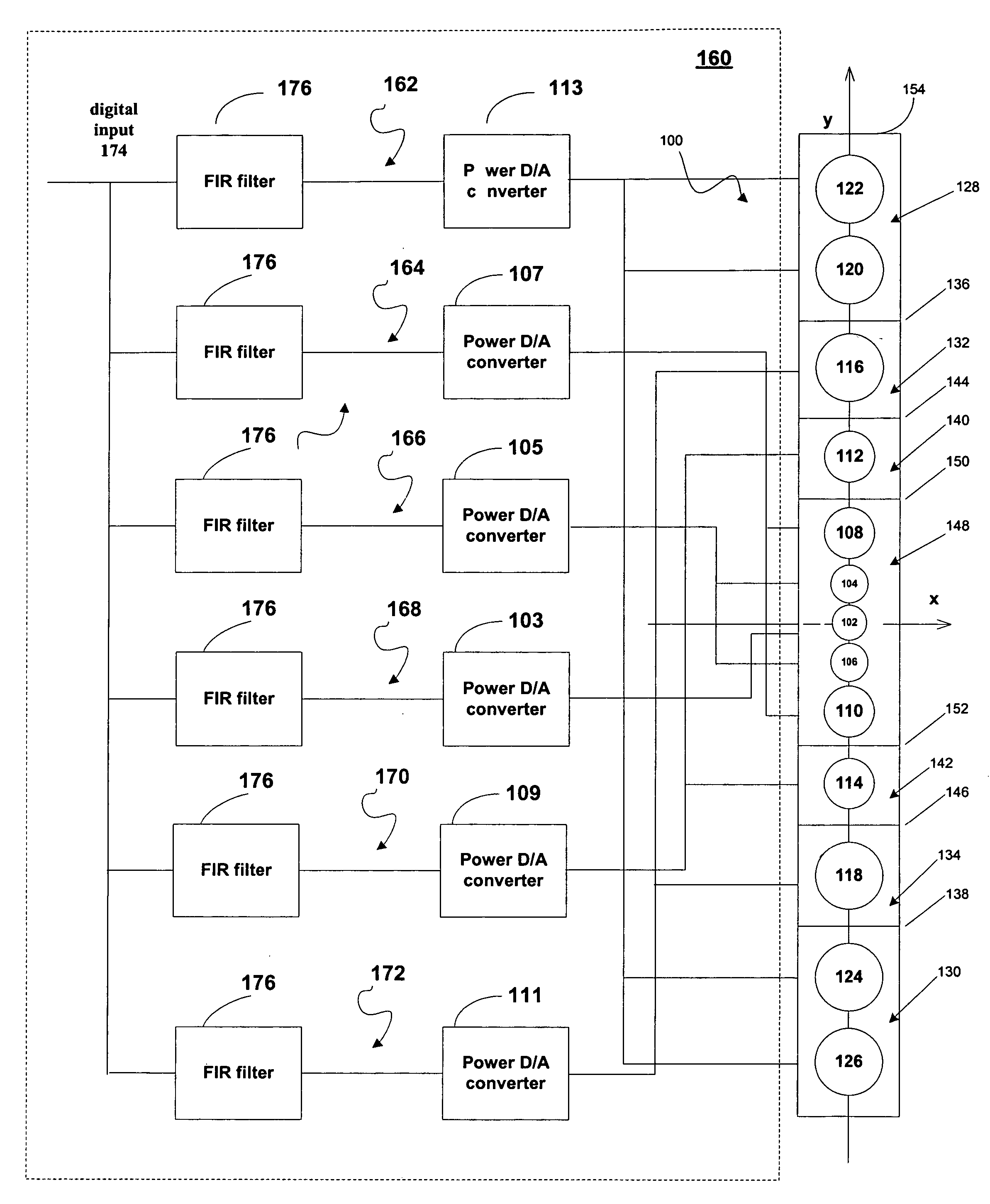 Loudspeaker array system