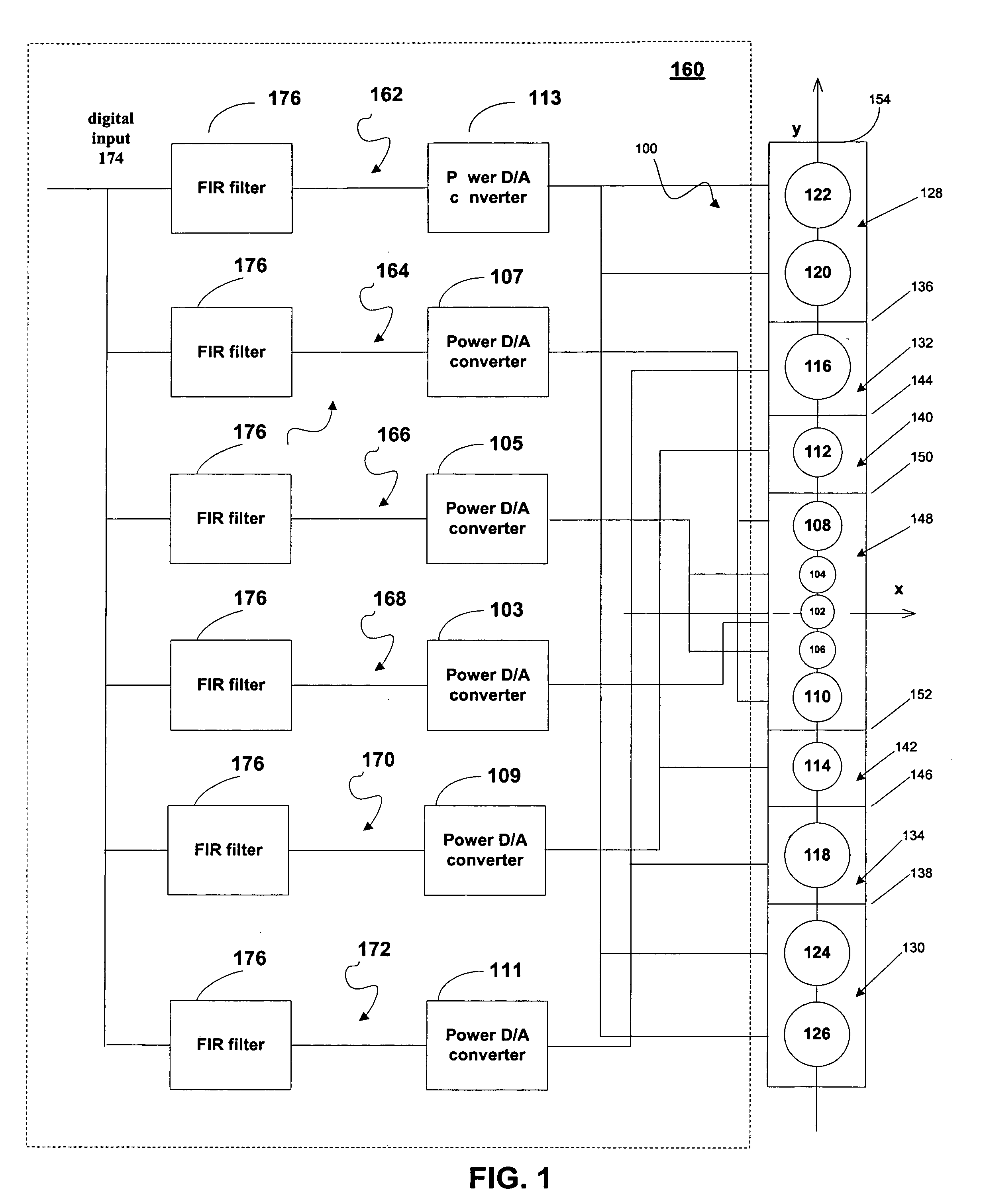 Loudspeaker array system