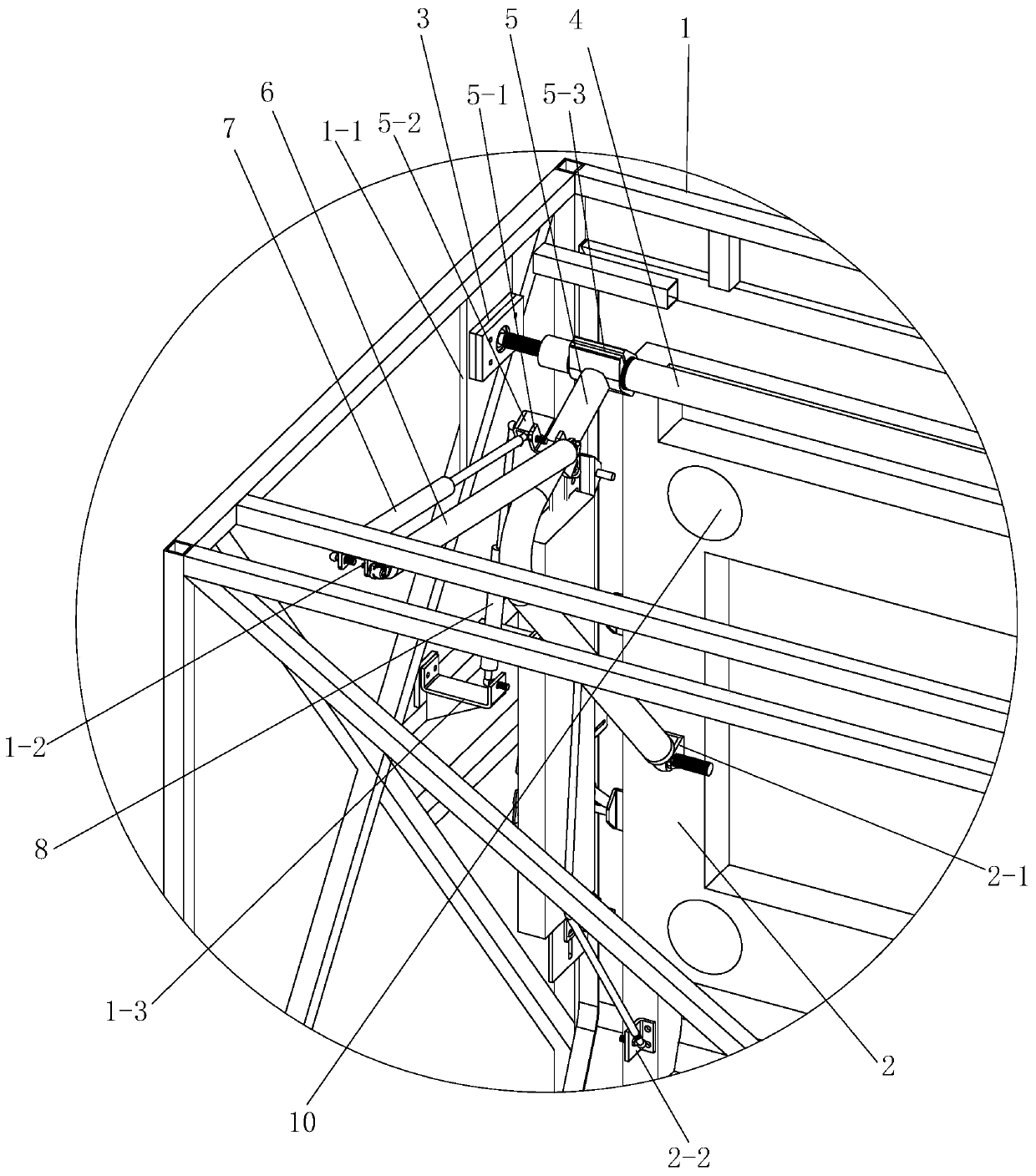 Electric luggage compartment door