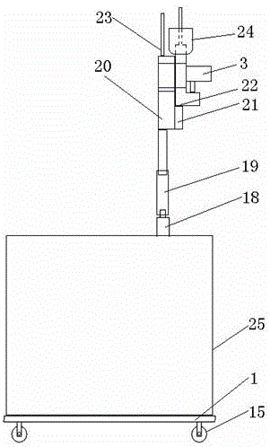 Automatic high-altitude drilling operating device