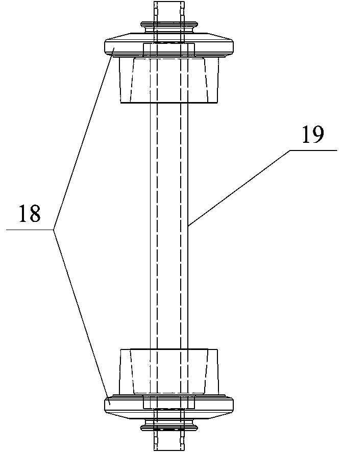 Inner mold automatic mold filling and demolding device for cable intermediate joint rubber piece