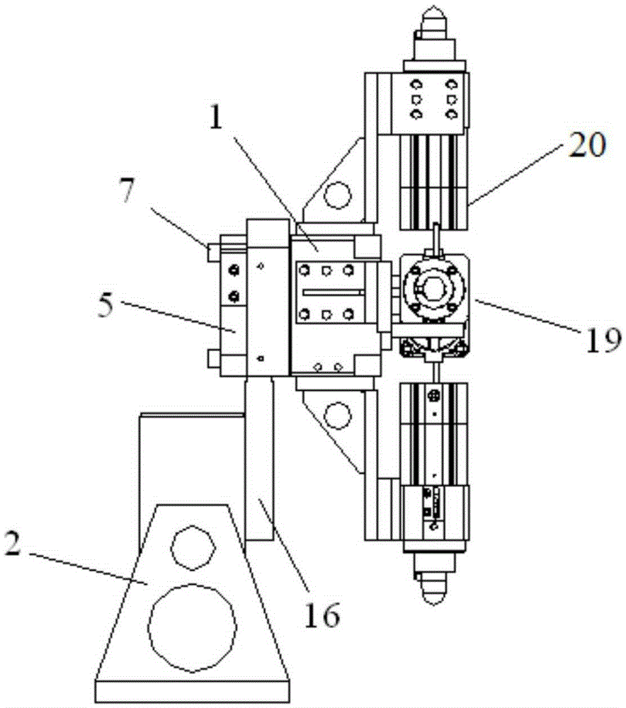 Polyhedron rotation welding tool commonly used for multiple vehicle bodies