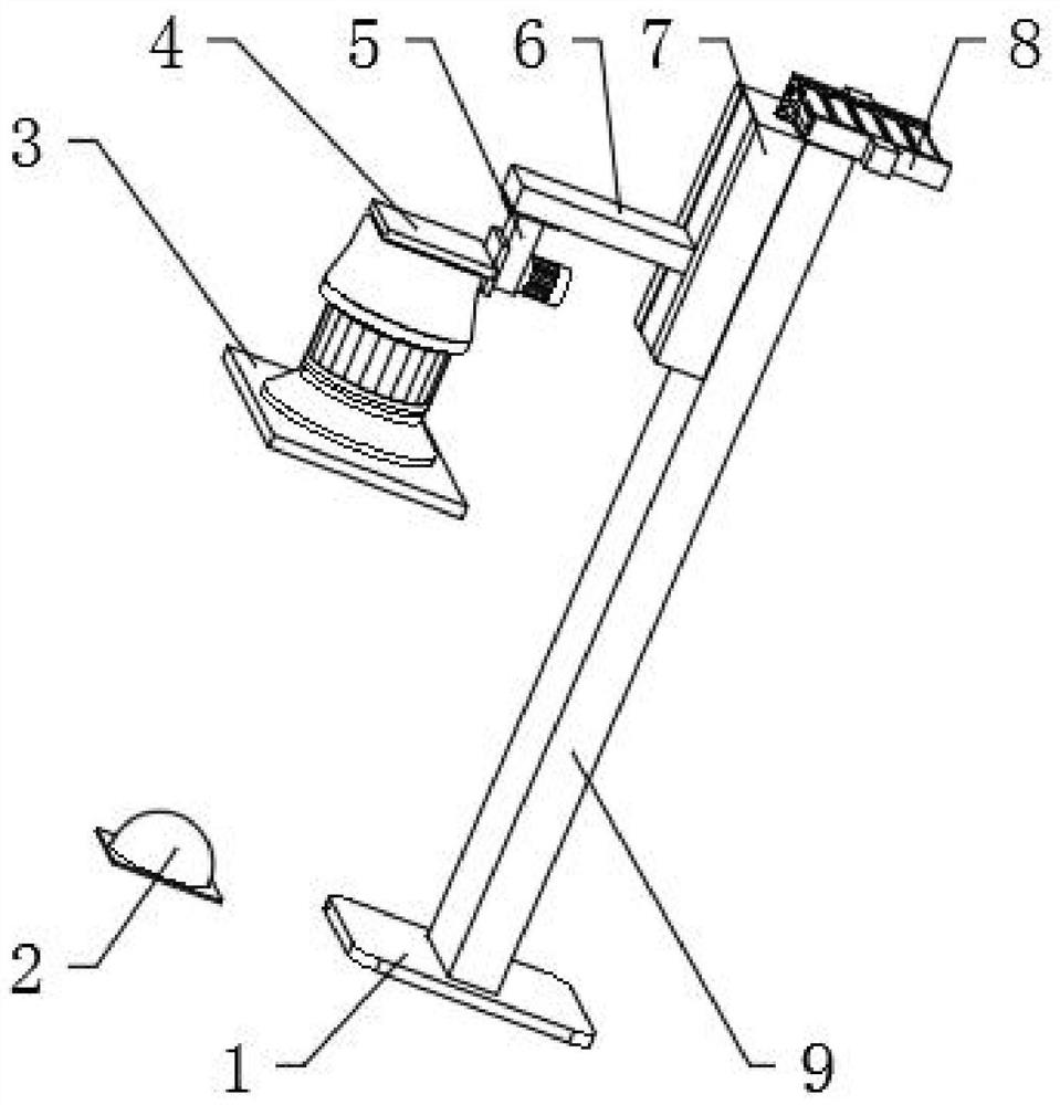 Energy-saving environment-friendly street lamp device with high luminous flux