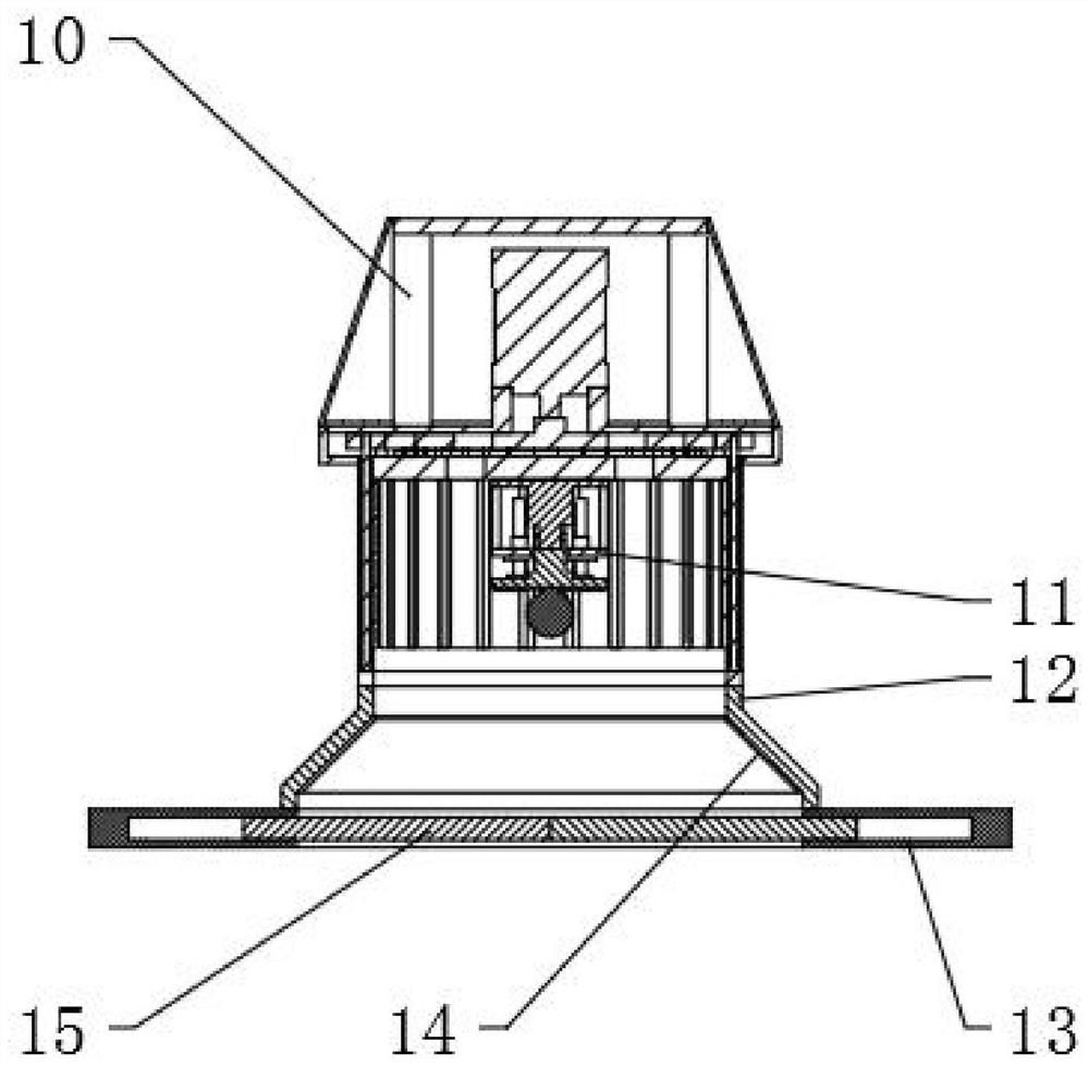 Energy-saving environment-friendly street lamp device with high luminous flux