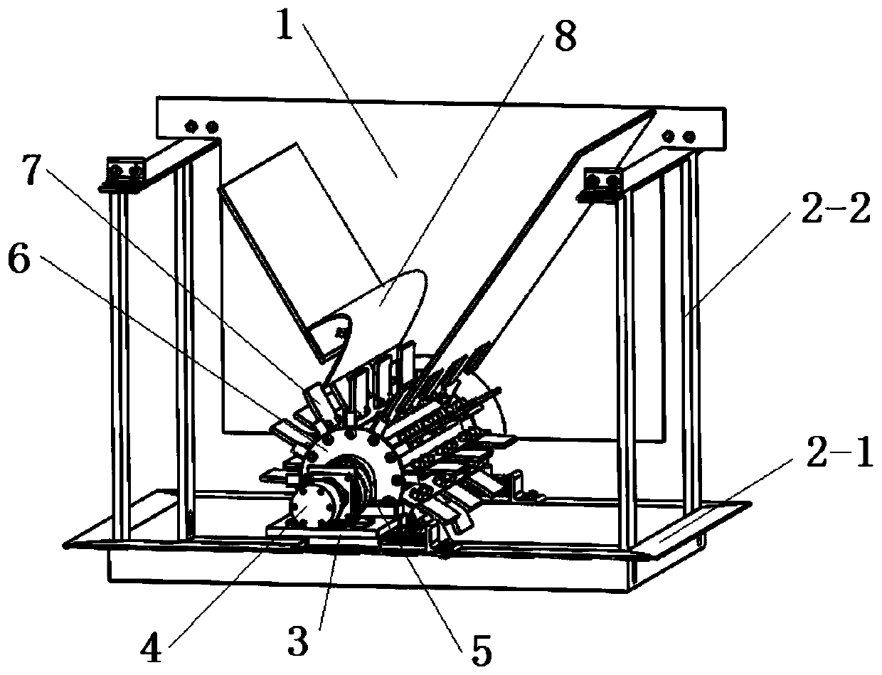 Single-raking-roll seed arrangement device of pre-cutting sugarcane planter