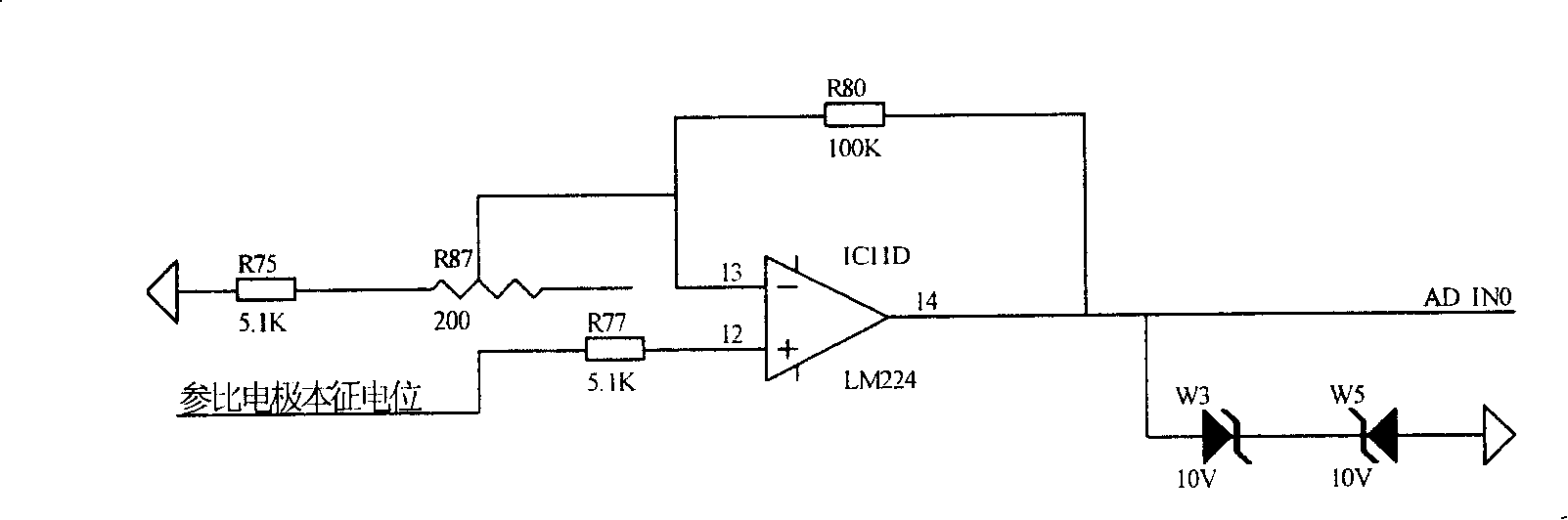 Device for monitoring stray current of novel subway