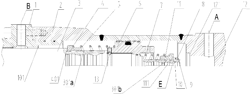 Hydraulic oil cylinder and related devices of hydraulic oil cylinder, and hydraulic buffer system, excavator and concrete pump truck