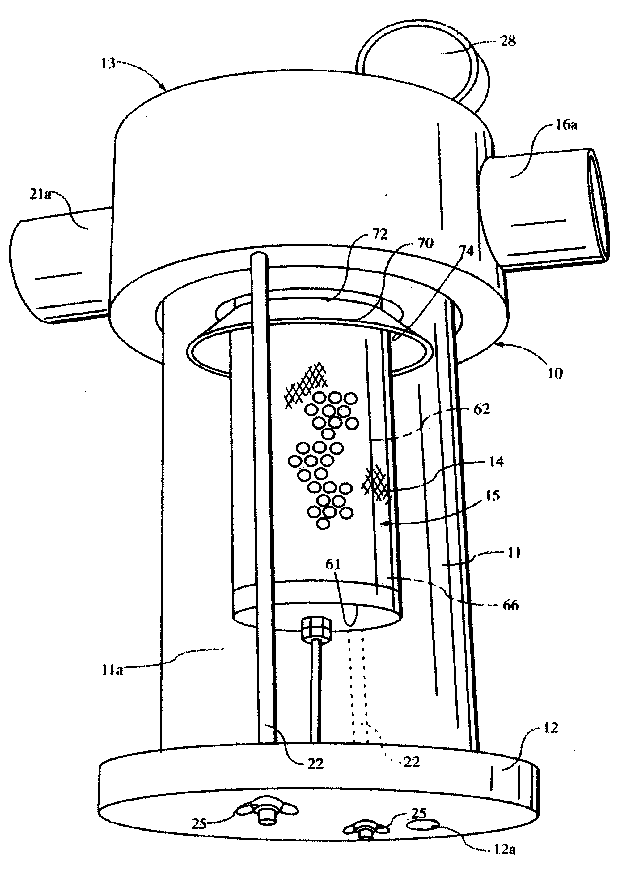 Liquid separator for vacuum filter