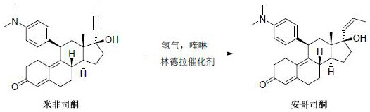 Synthesis method of ancopristone