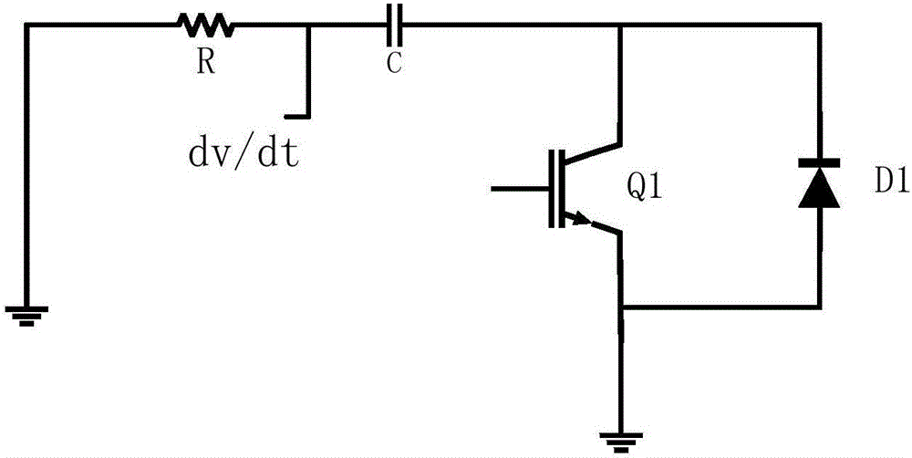 Closed-loop control circuit for power switching device and method