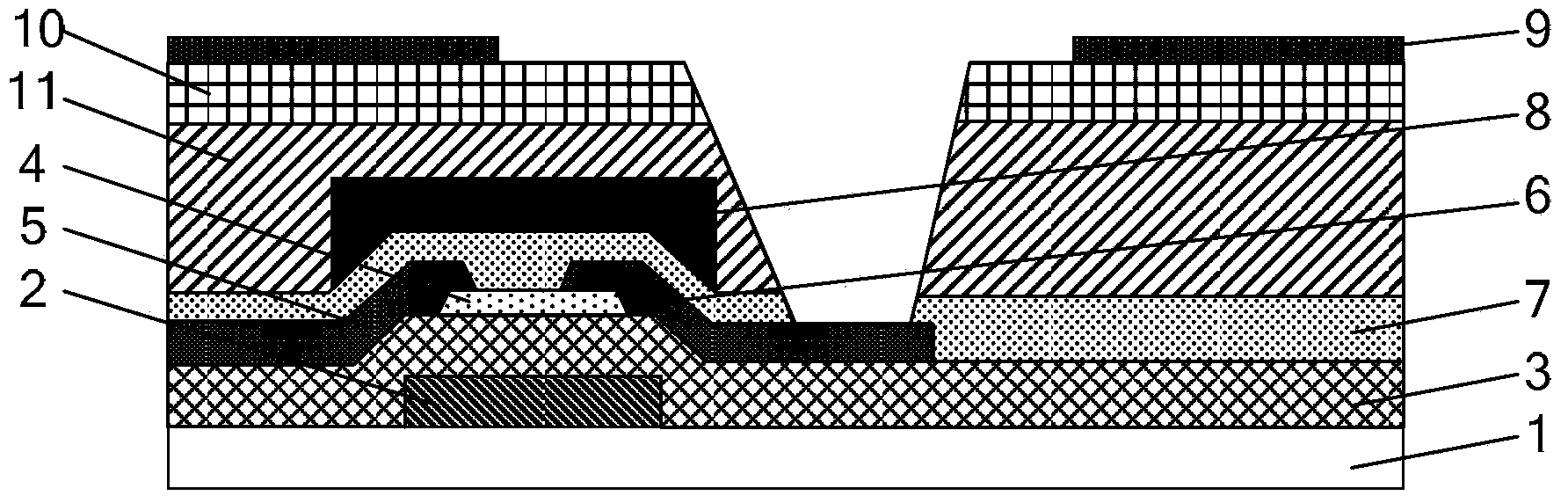 COA (color filter on array) substrate, production method thereof and display device