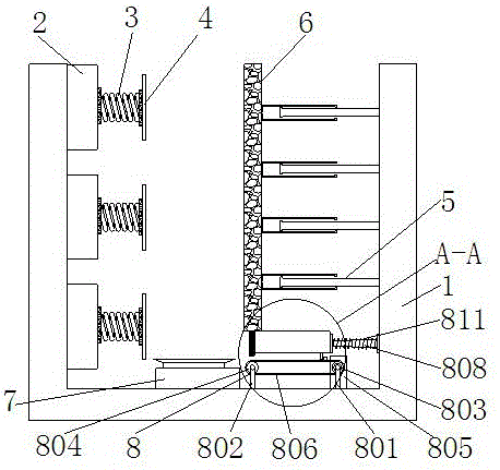 Gas cylinder transportation device with firm fixing and clamping effects