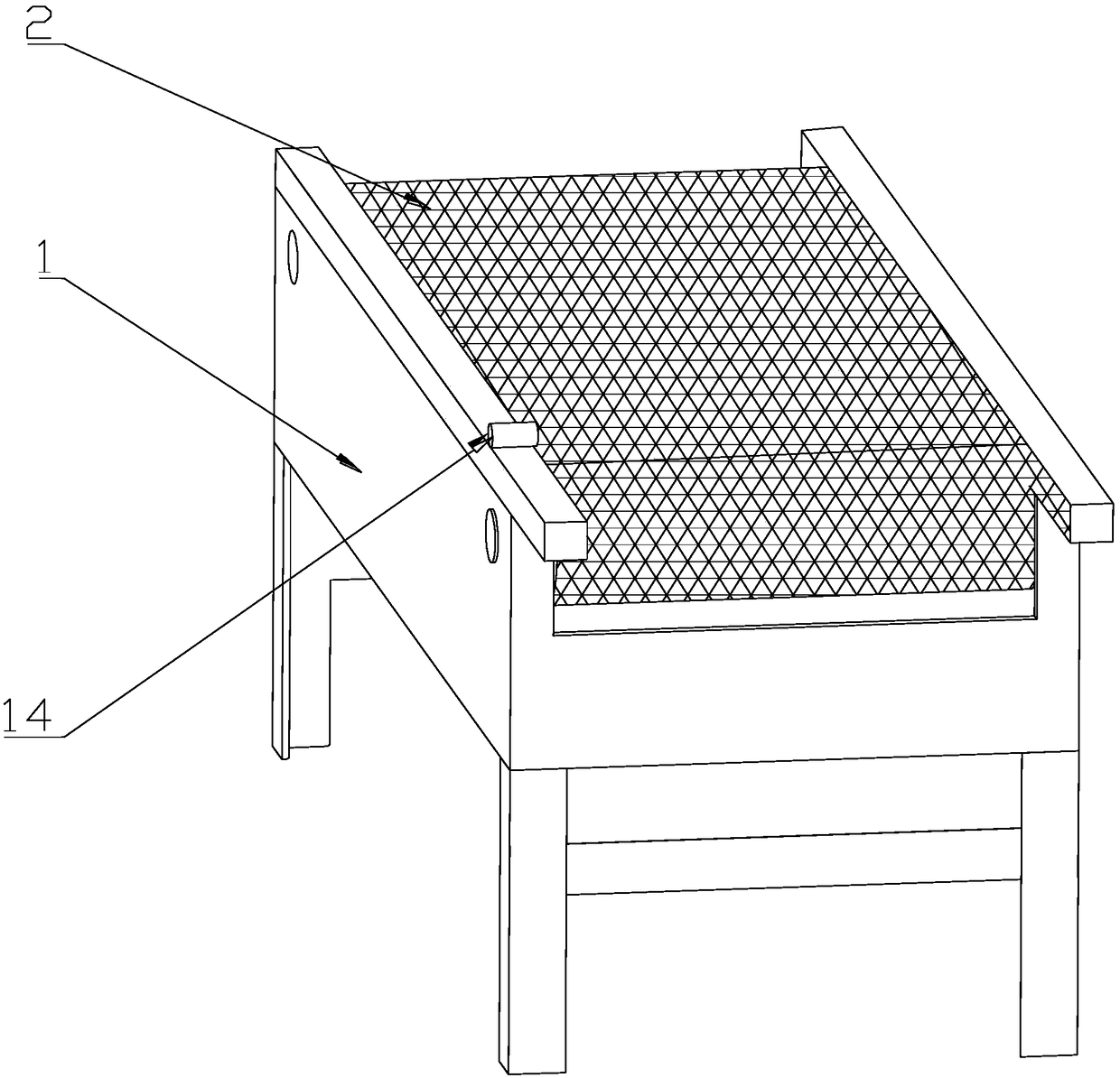 A casting cleaning machine