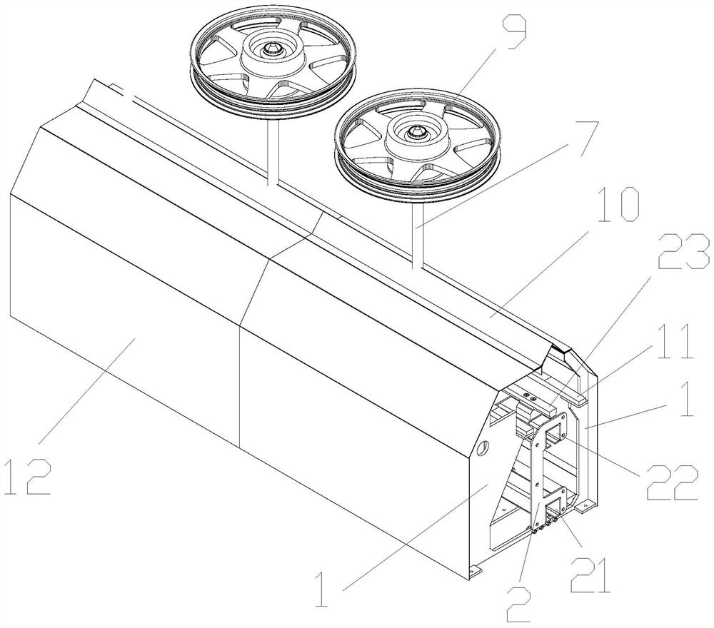 Autorotation equipment for motorcycle hub coating