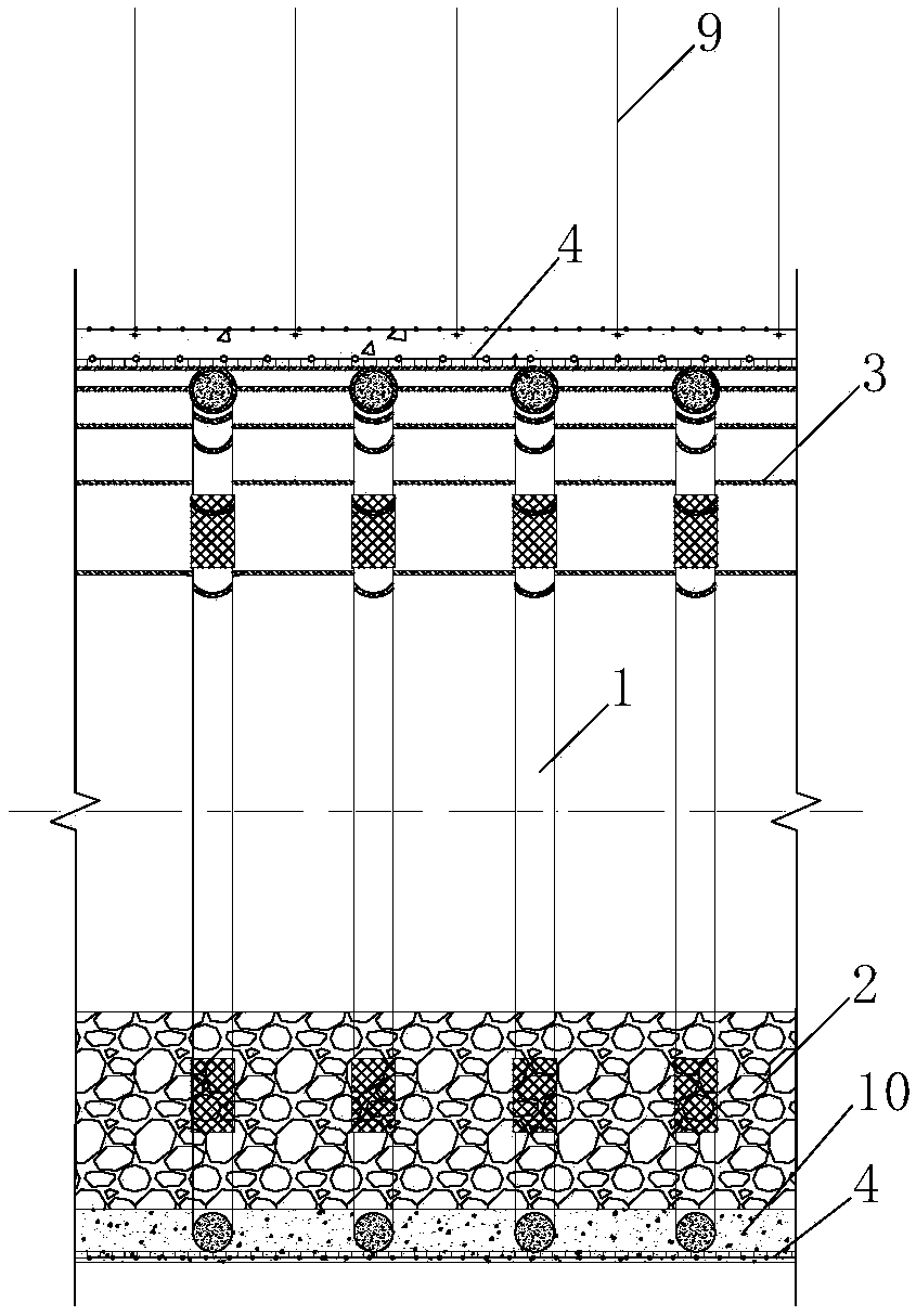 Top-strengthening bottom-reinforcing two-side pressure releasing support structure and method applicable to dynamic pressure roadway