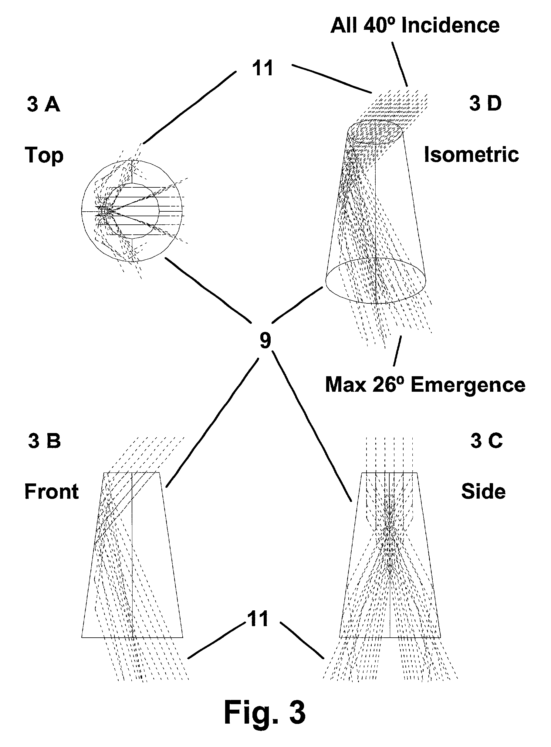 Passive collimating tubular skylight