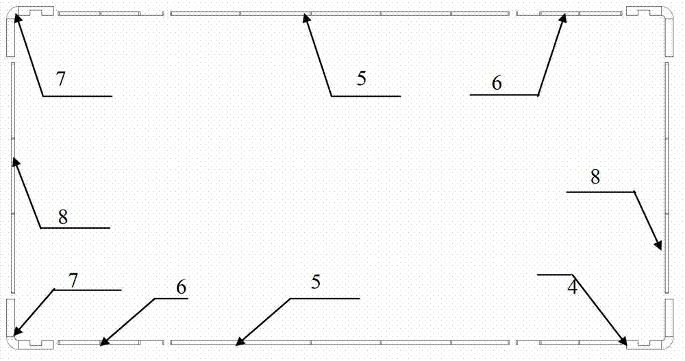 Slab ballastless track self-compacting concrete pouring construction method