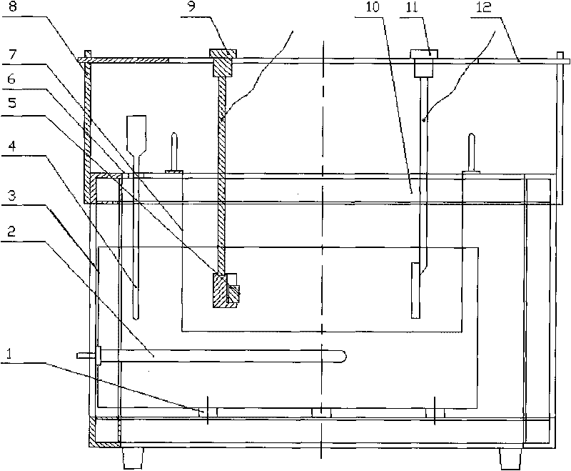 Metallographical sample electrolytic polishing device applied to laboratory