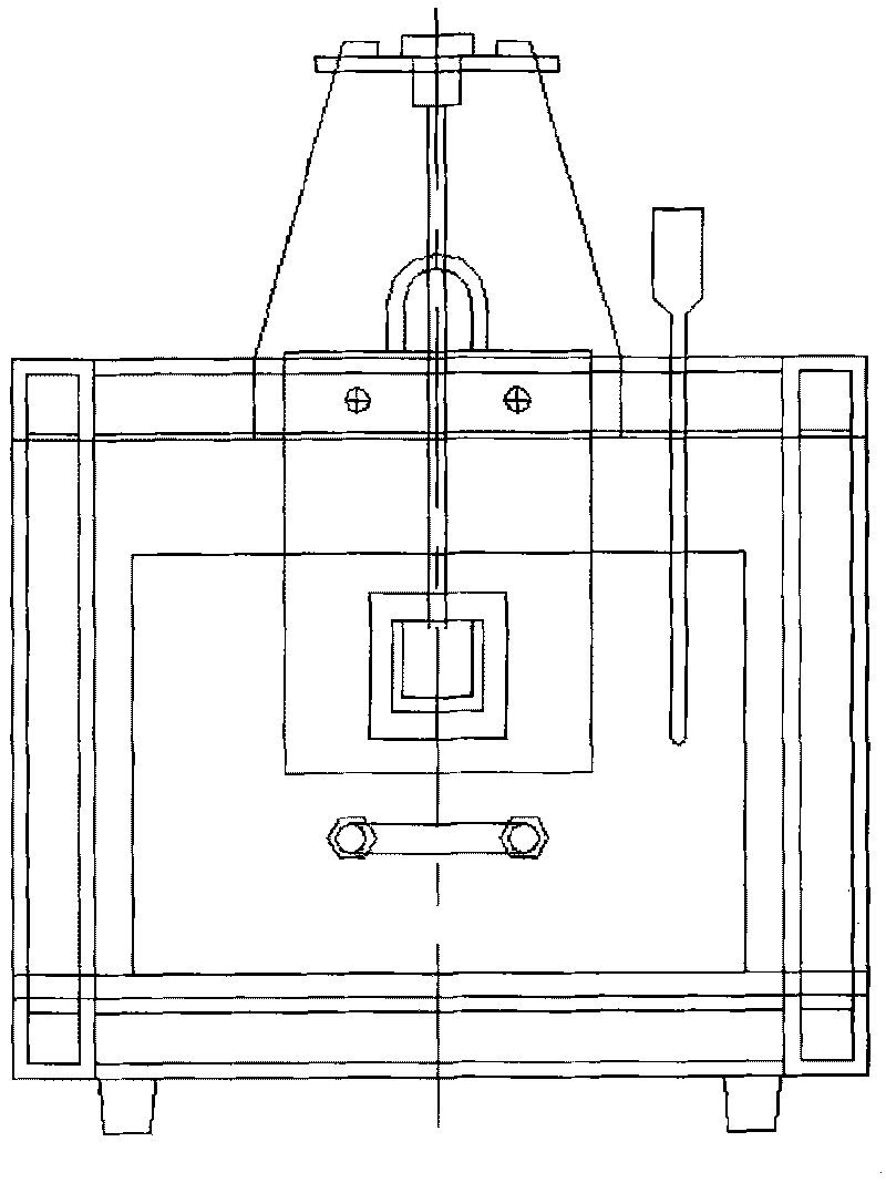 Metallographical sample electrolytic polishing device applied to laboratory