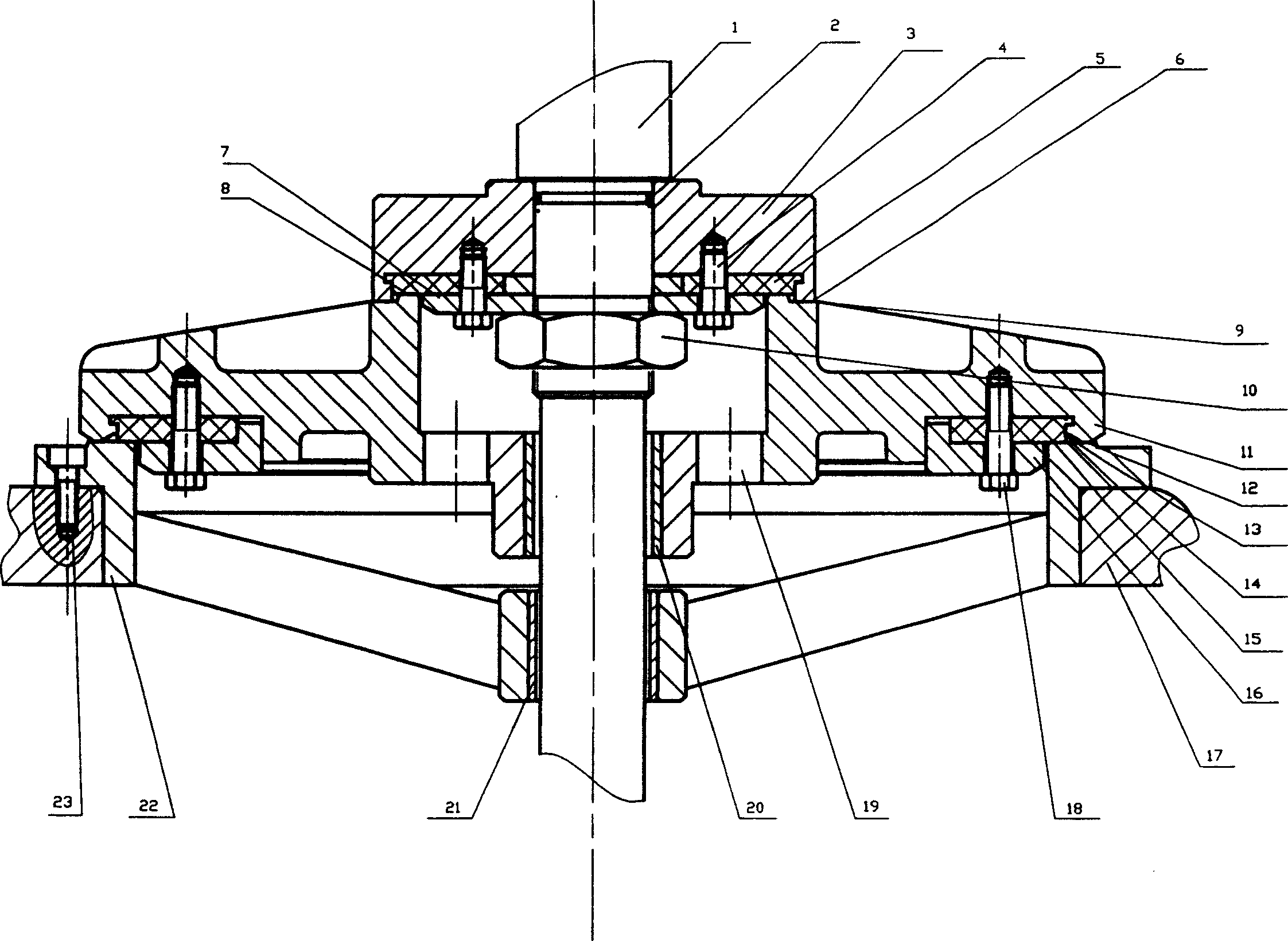 Double sealing apparatus for valve closure member