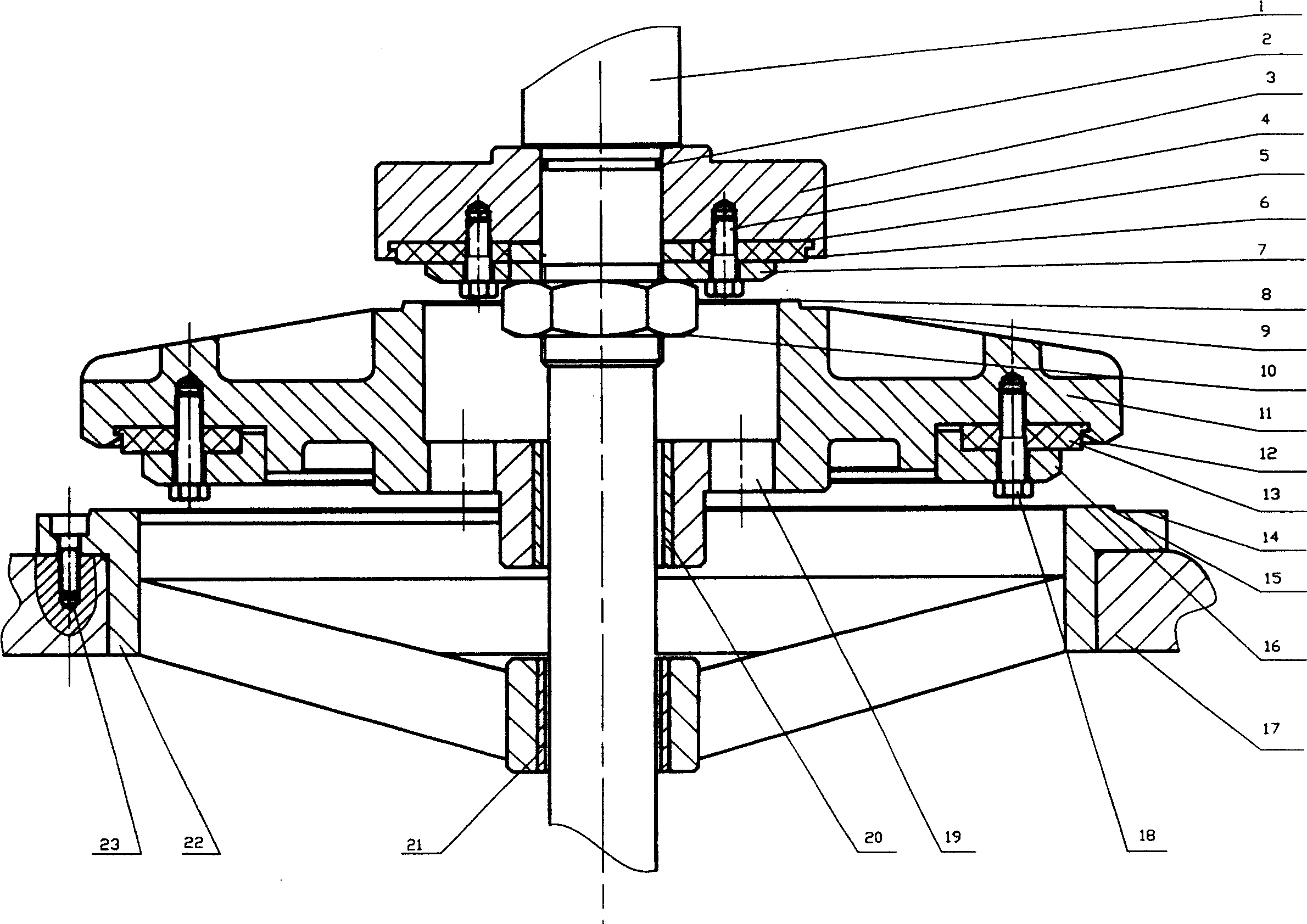 Double sealing apparatus for valve closure member