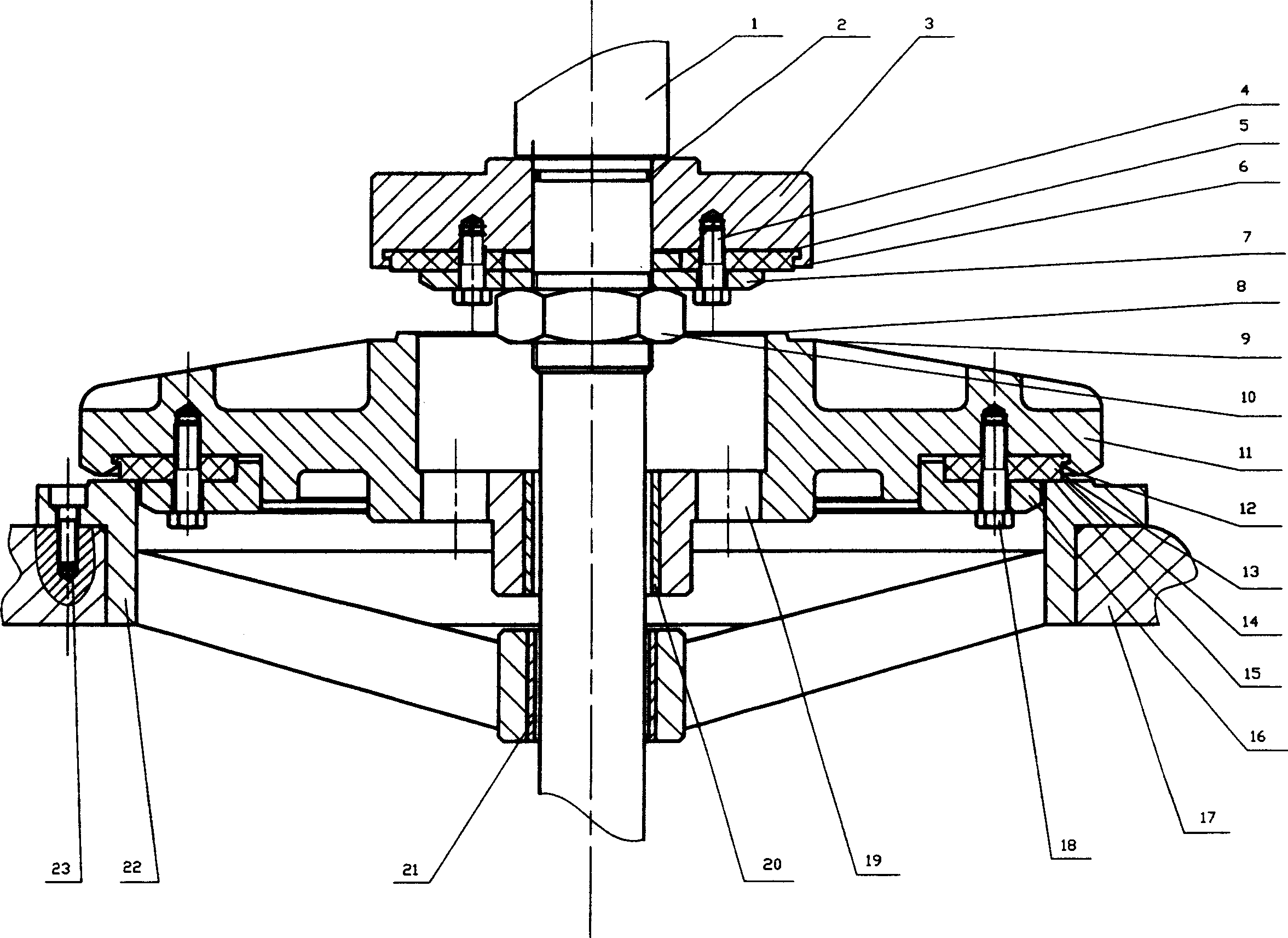 Double sealing apparatus for valve closure member