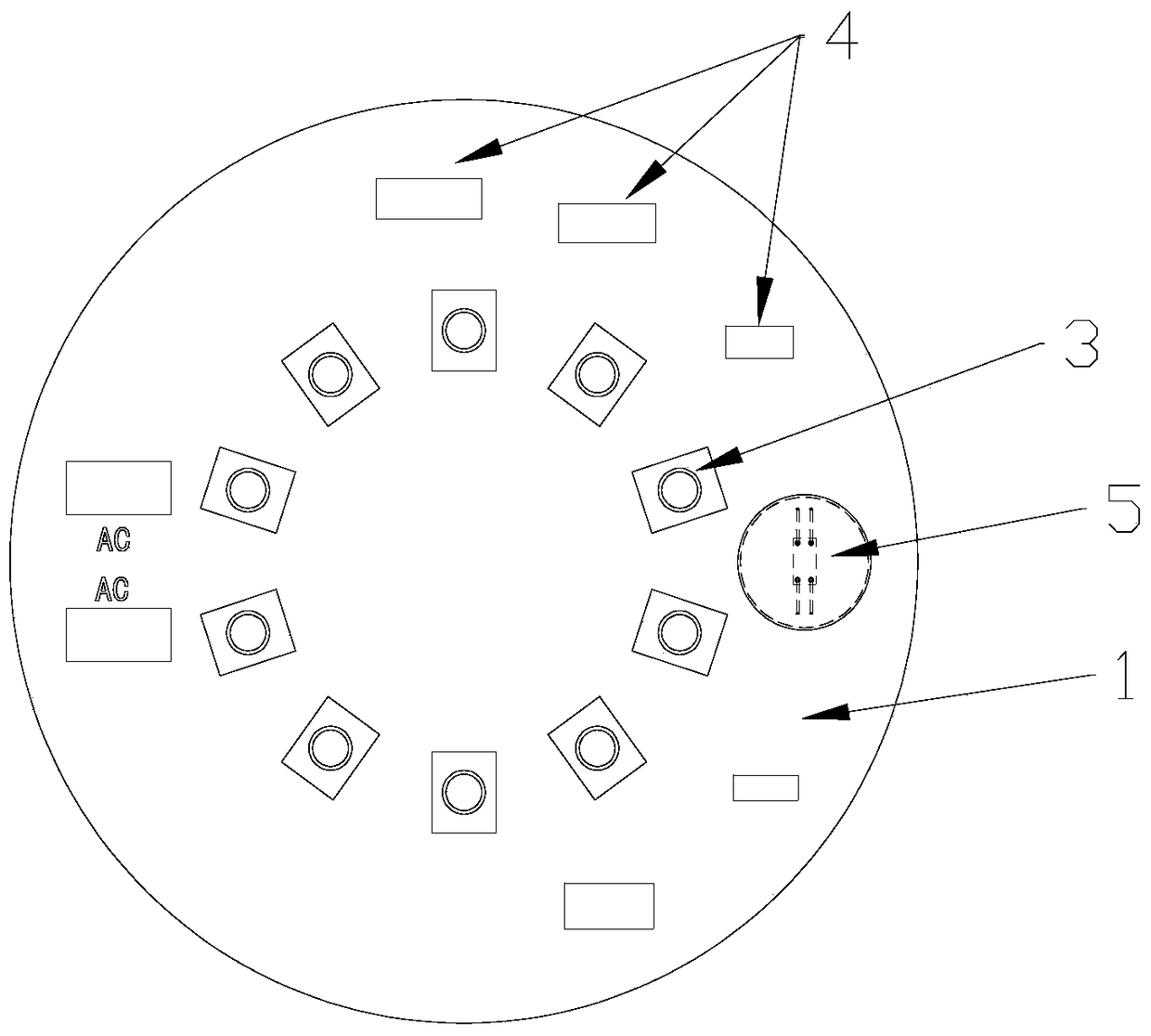 A kind of preparation method of LED light engine packaging structure