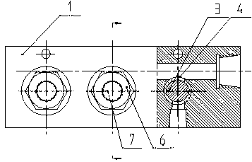 Throttle valve device for each part of metal die in casting process