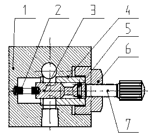 Throttle valve device for each part of metal die in casting process