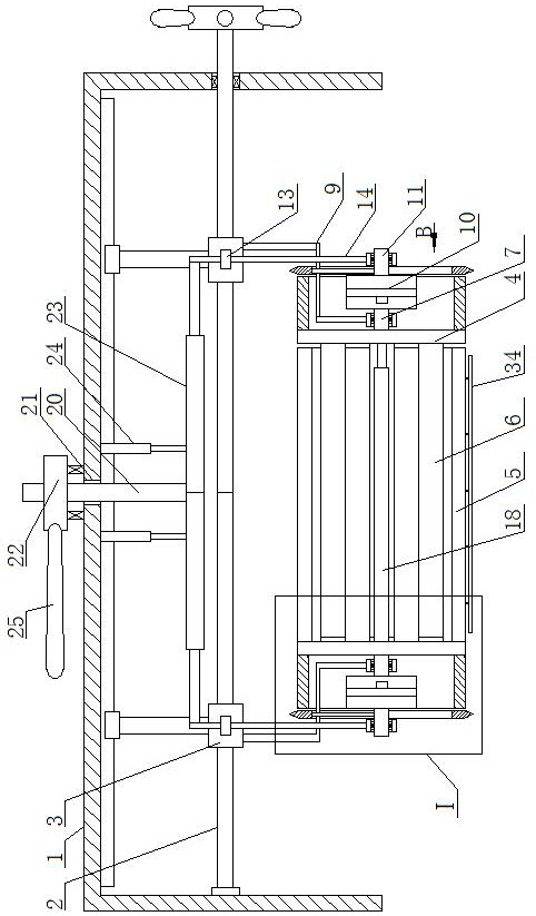 Efficient flat pasting device