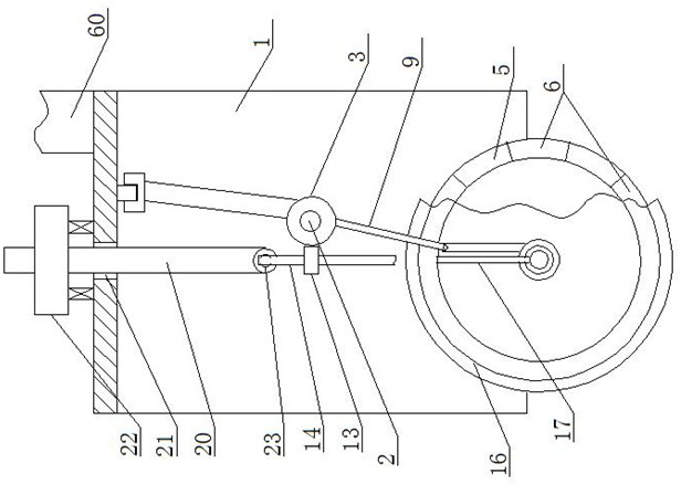 Efficient flat pasting device