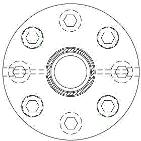 Ecological wood foam-extrusion die having homocentric-square-shaped core body