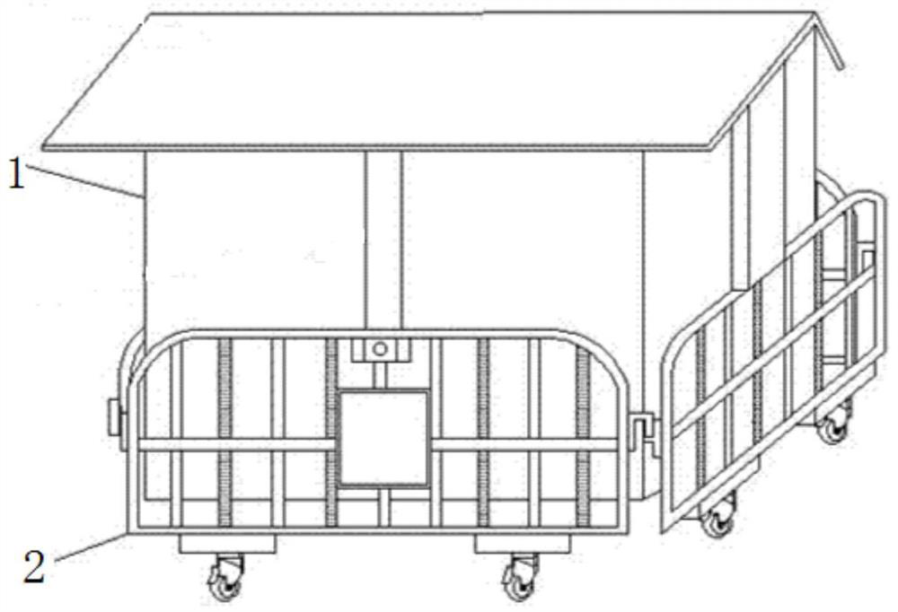 Safety fence for maintenance of power transformation box