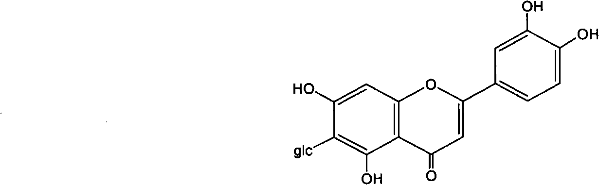 Preparation method of high-purity monomer flavone and general flavone contained in capsella bursa-pastoris and application of general flavone