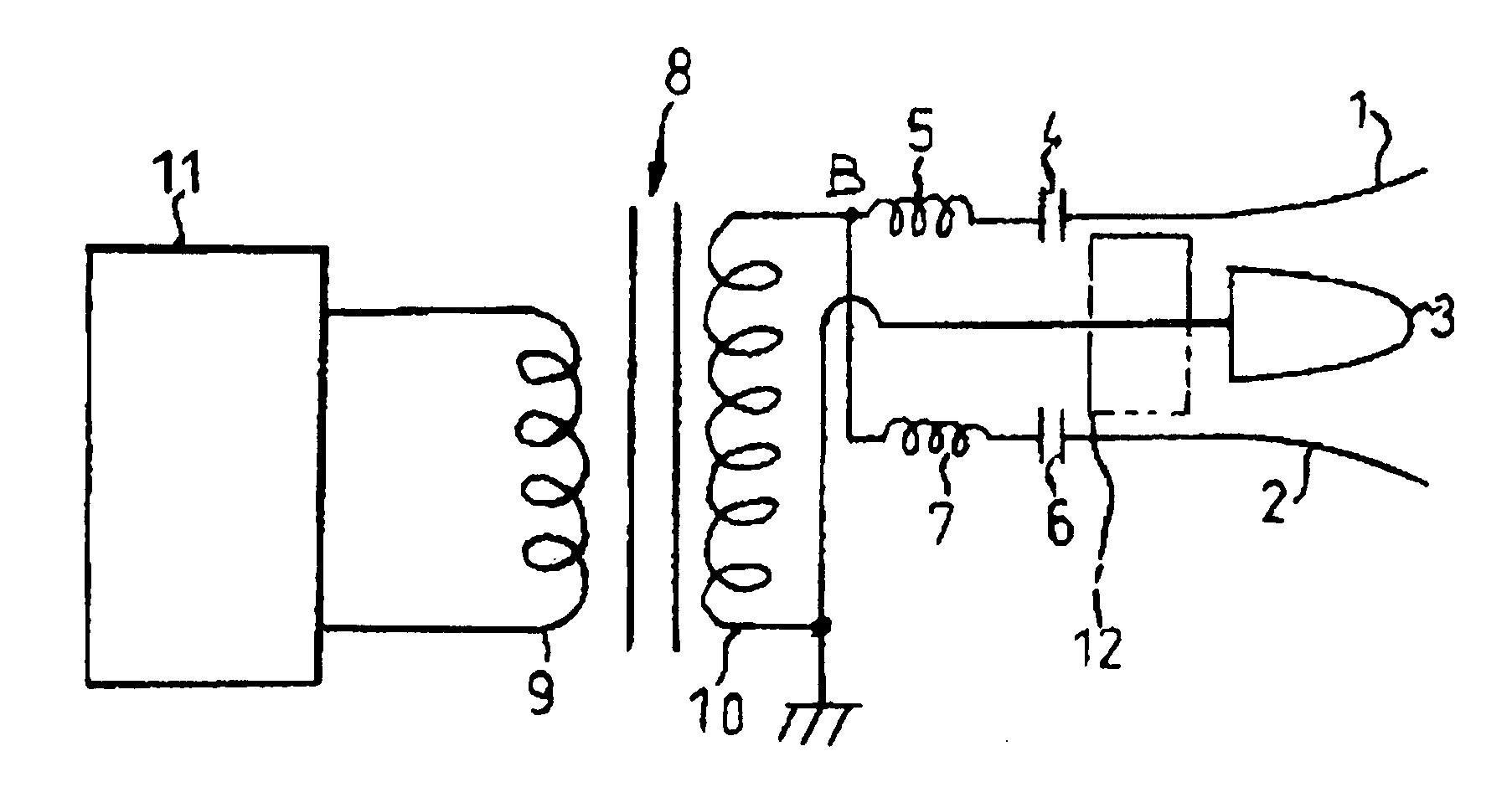 Power supply circuit for plasma generation, plasma generating apparatus, plasma processing apparatus and plasma processed object