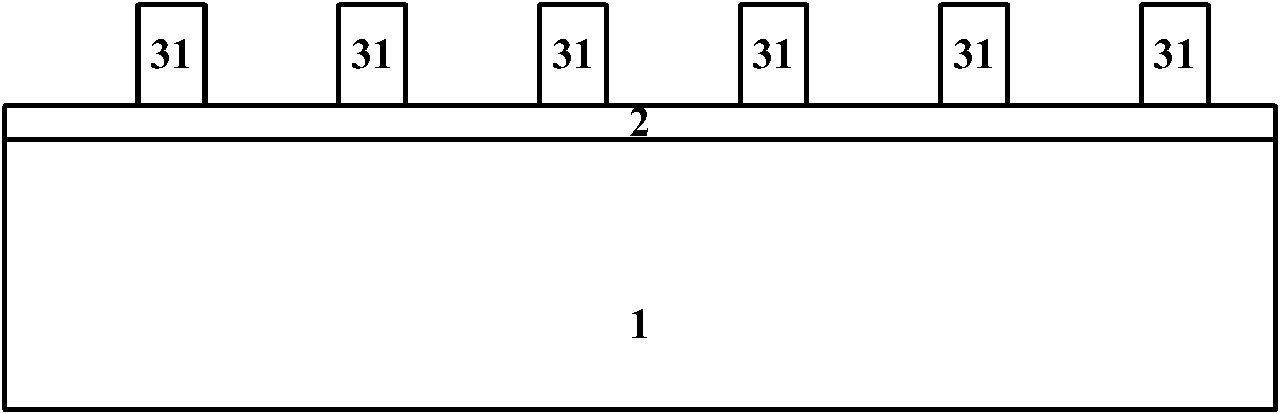 Photoetching method of superfine structure