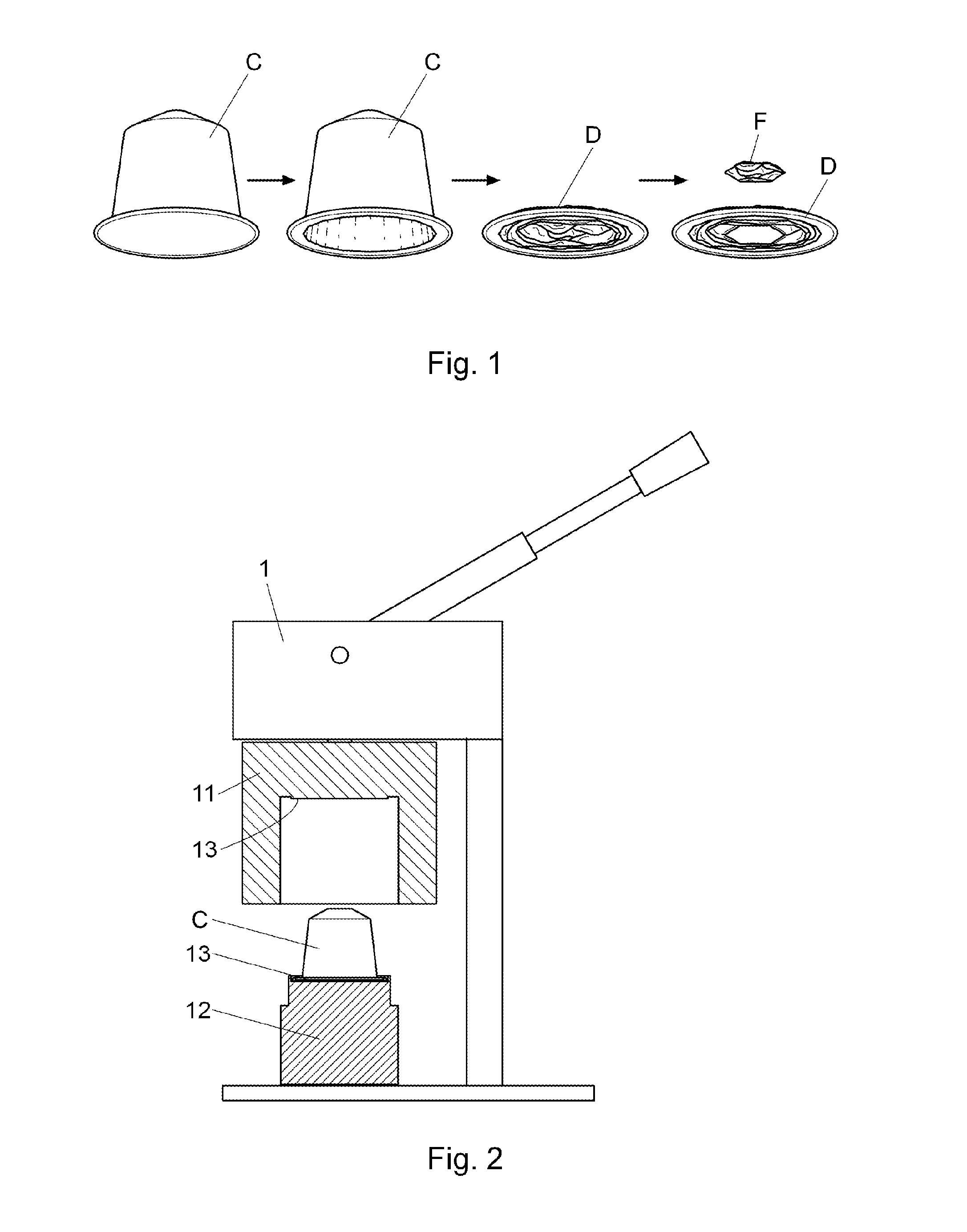 System And Method For Forming Figures From Used Capsules And Containers