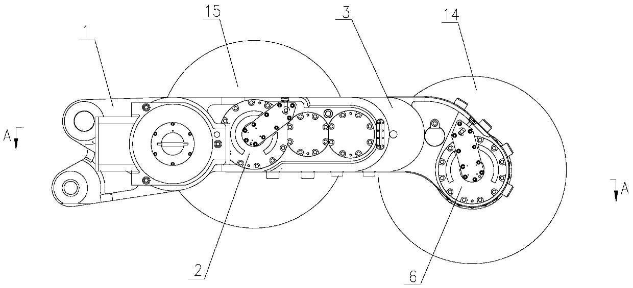 Cutting part of a bottom-clearing drum shearer