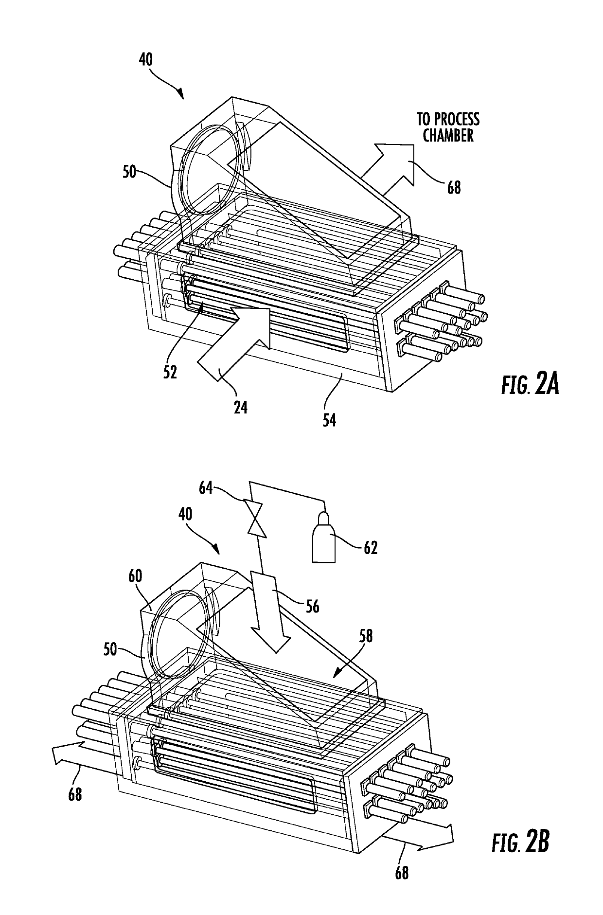 Conductive beam optic containing internal heating element