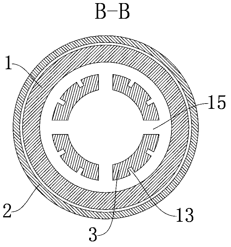 Bridge type integrated concentric water distributor