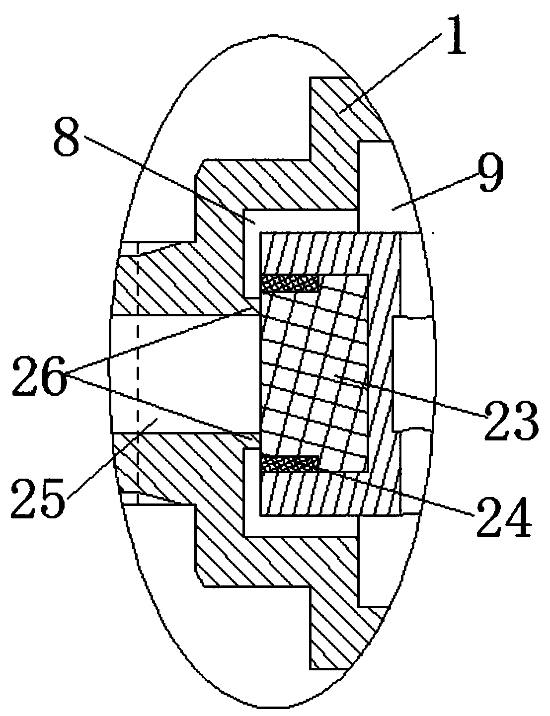 One-way valve for satellite attitude and orbit control propellant supply system