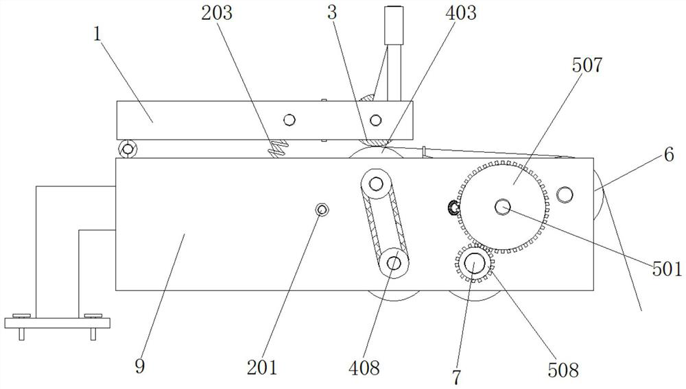 Energy-saving spherical friction rotating speed adjusting type winding equipment for two-for-one twisting yarn production