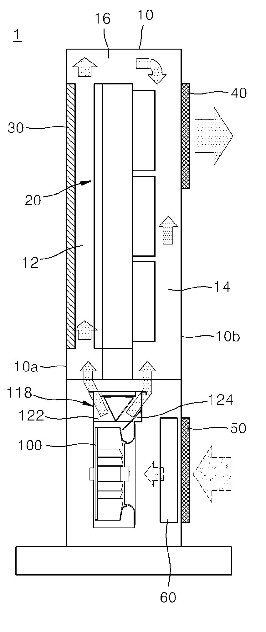 Cooler and display device having the same